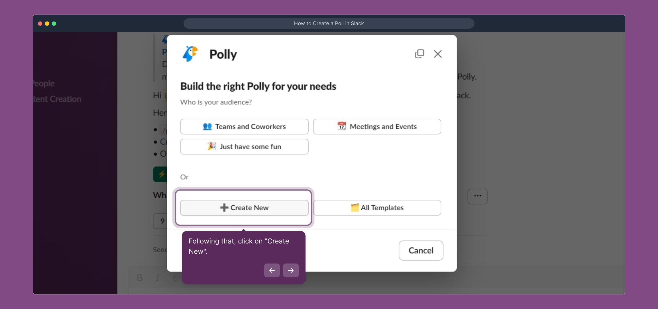 How to Create a Poll in Slack