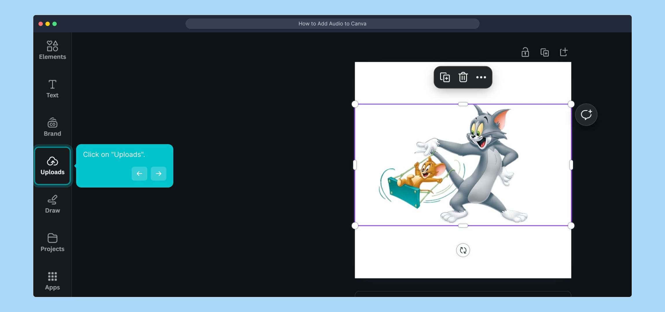 How to Add Audio to Canva
