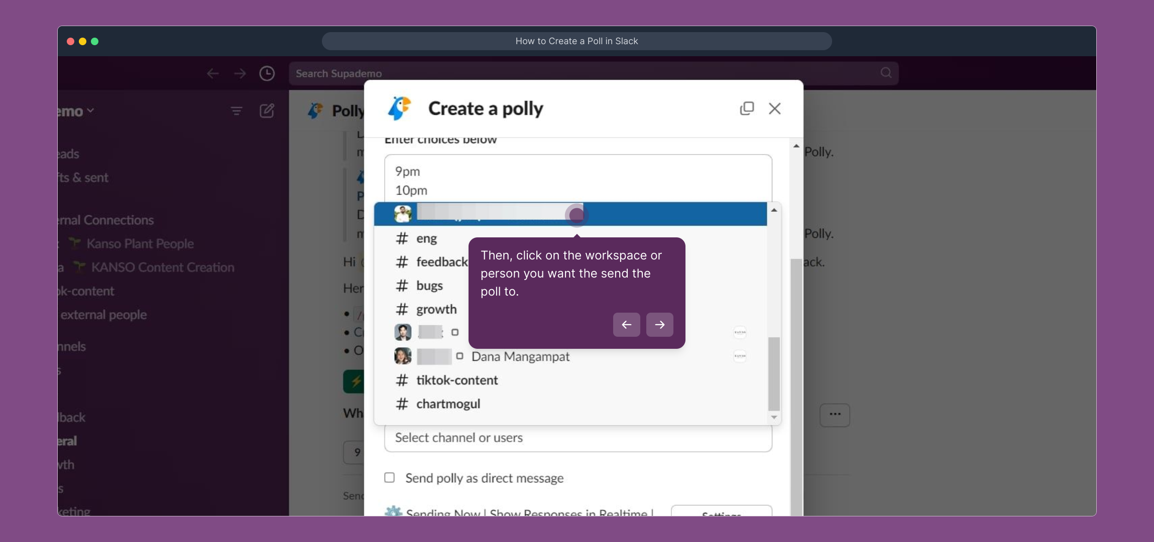 How to Create a Poll in Slack