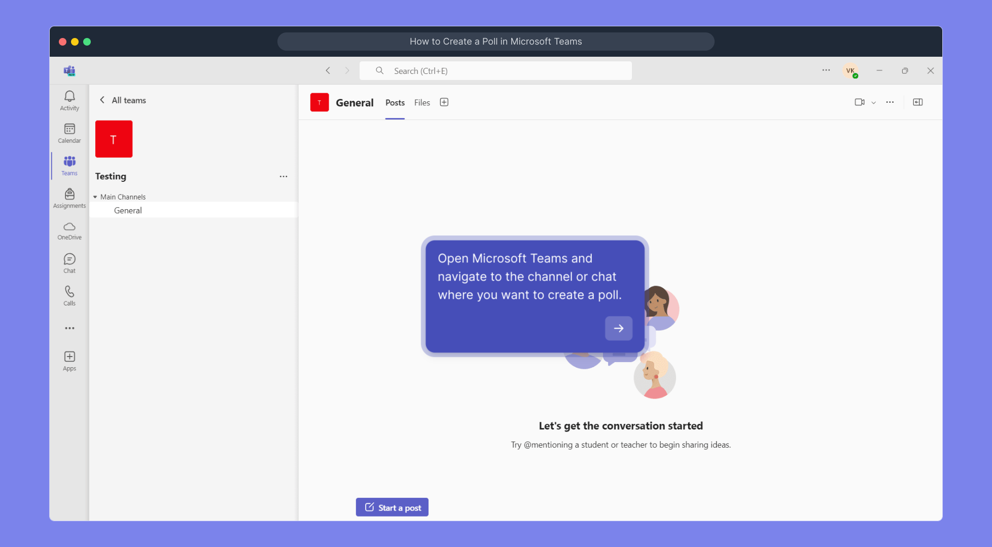 How to Create a Poll in Microsoft Teams
