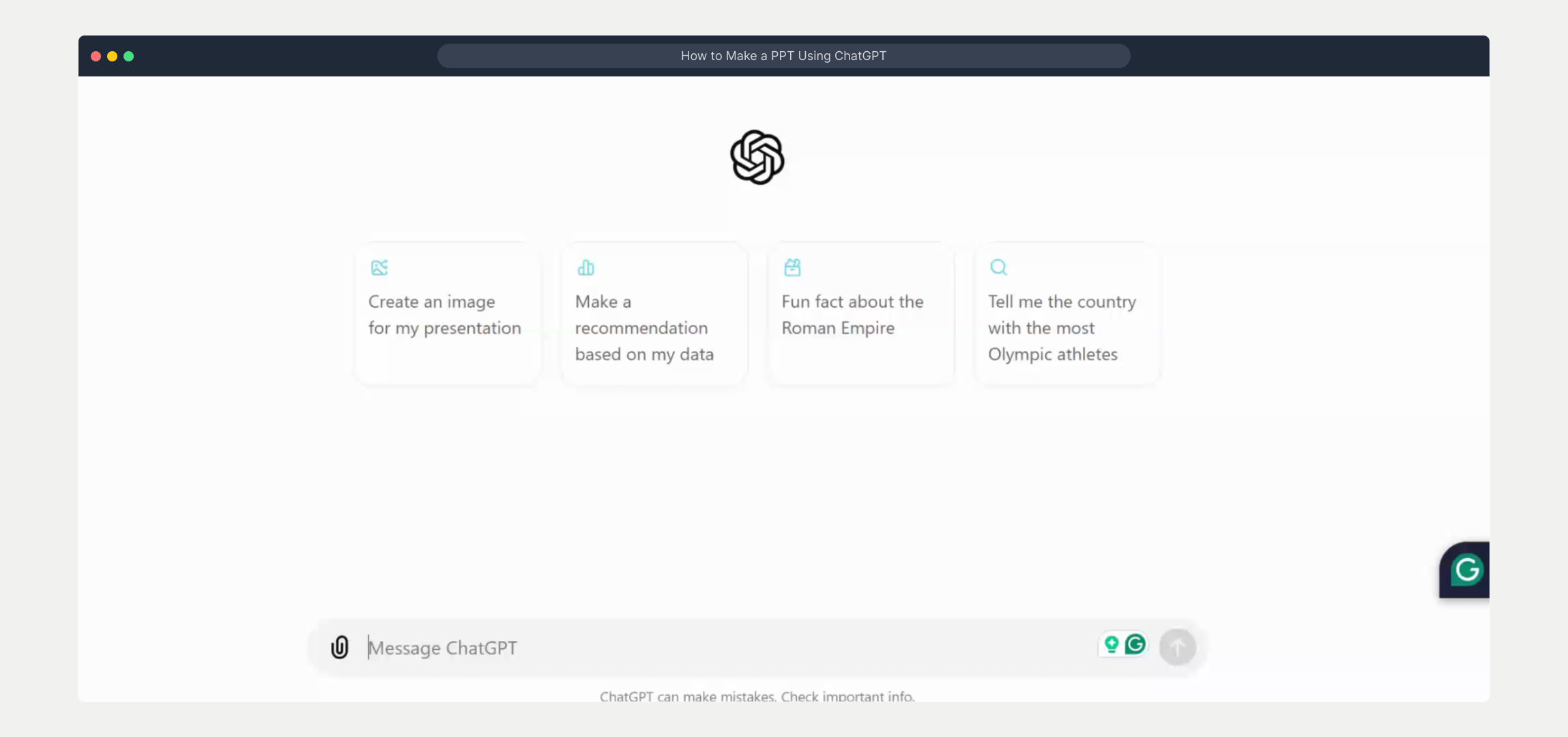 How to Make a PPT Using ChatGPT
