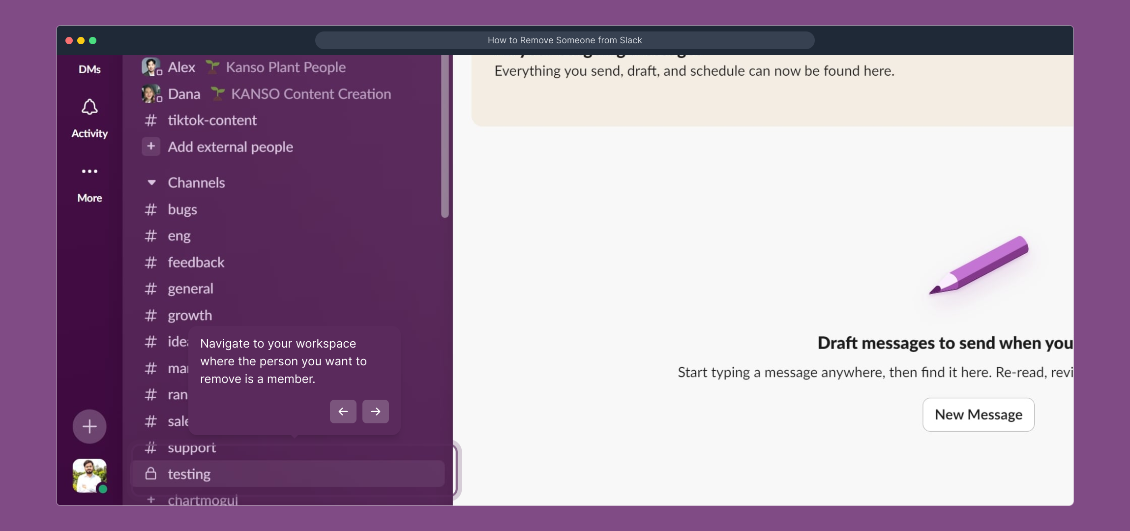 How to Remove Someone from Slack