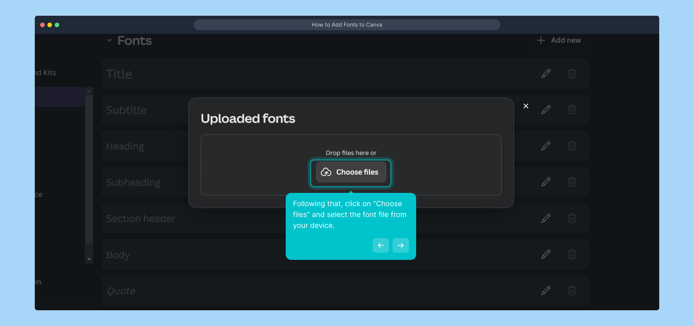 How to Add Fonts to Canva