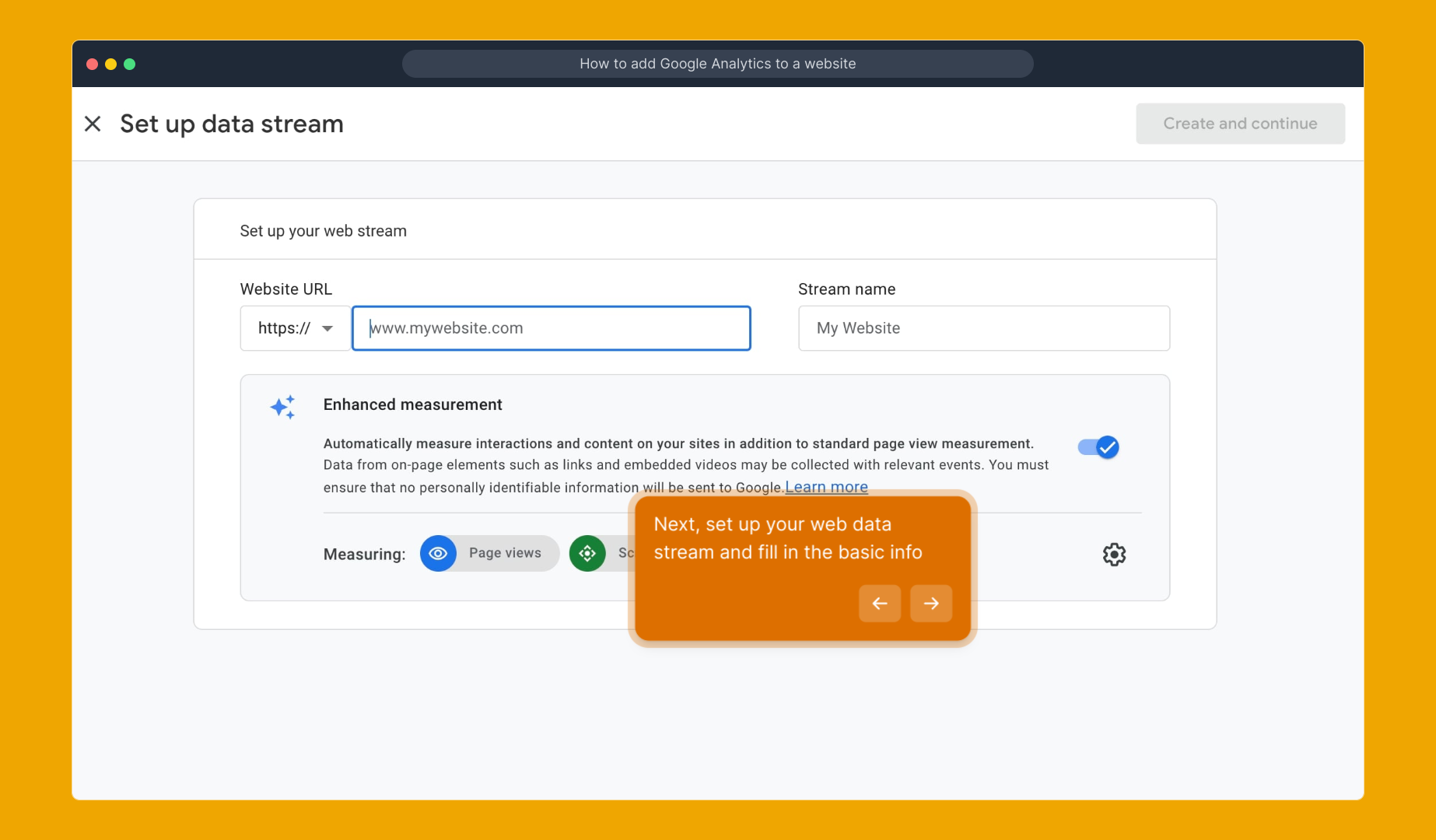 How to add Google Analytics to a website