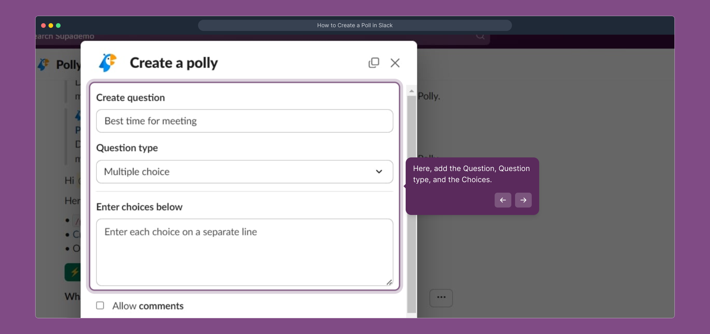 How to Create a Poll in Slack