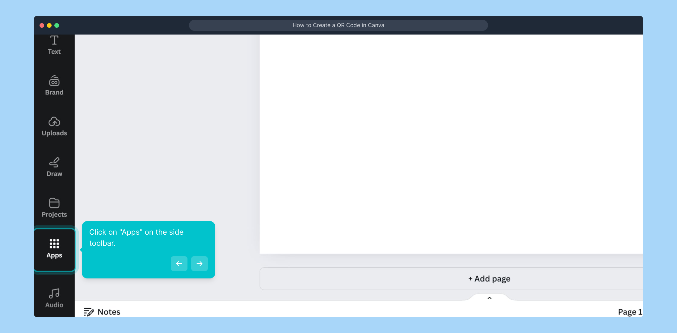How to Create a QR Code in Canva