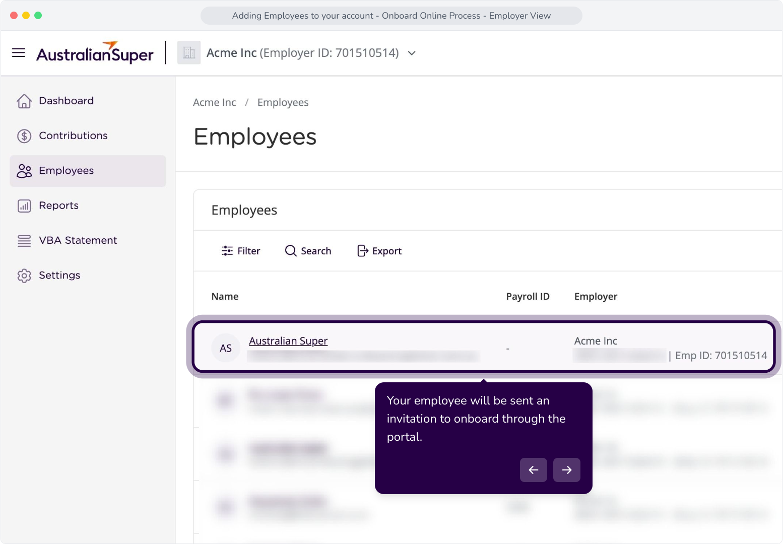 Adding Employees to your Account - Onboard Online Process - Employer ...