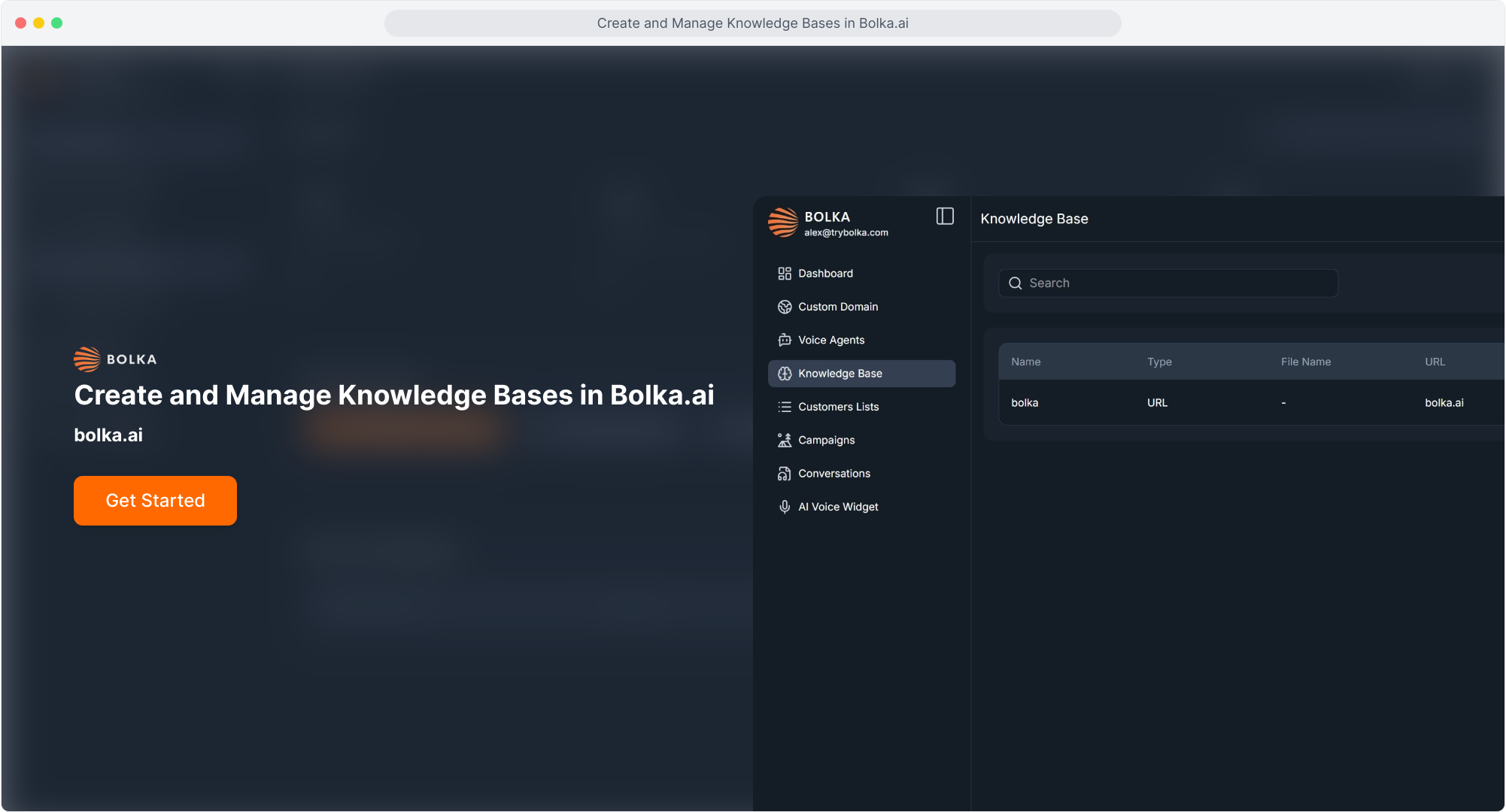 Step 1: Create and Manage Knowledge Bases