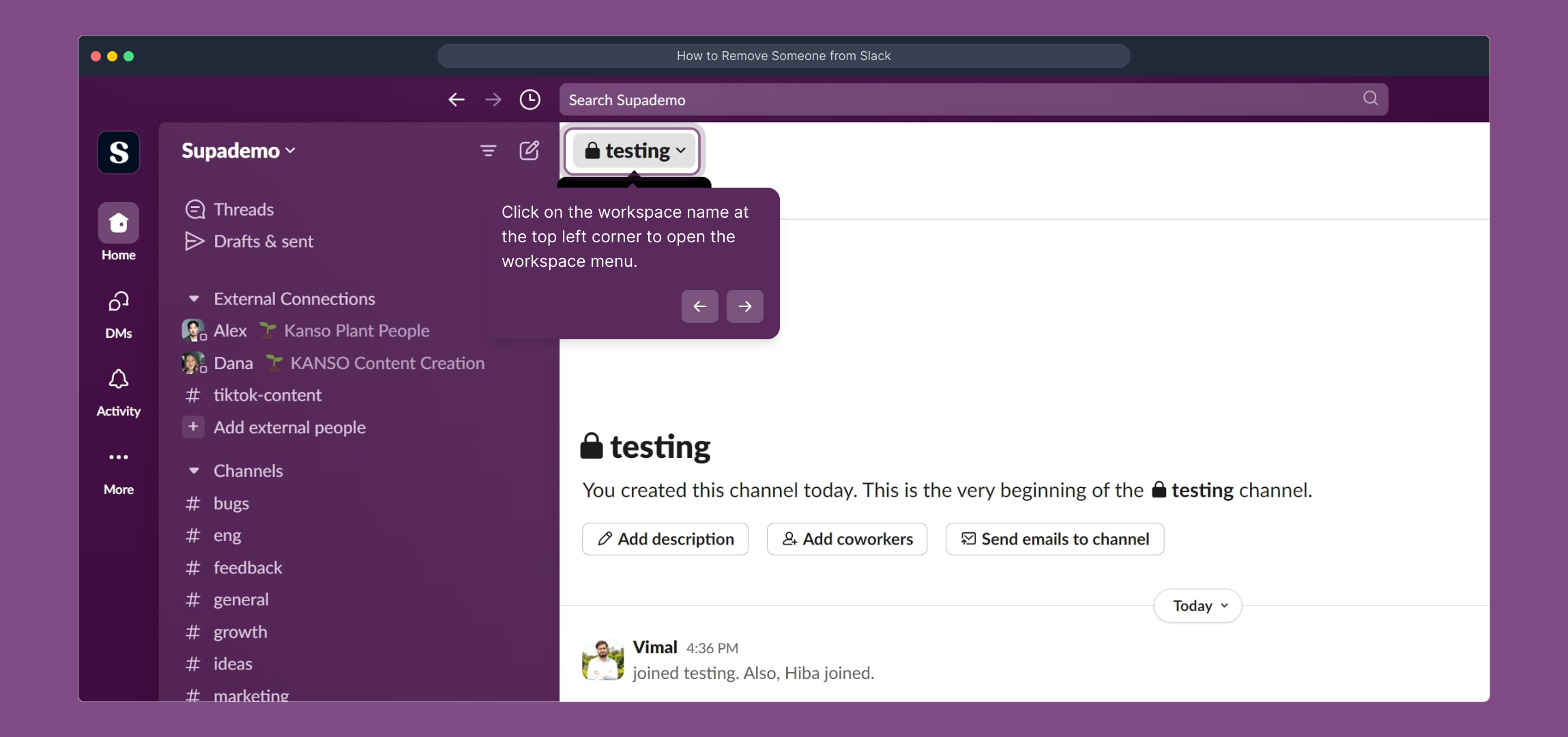 How to Remove Someone from Slack