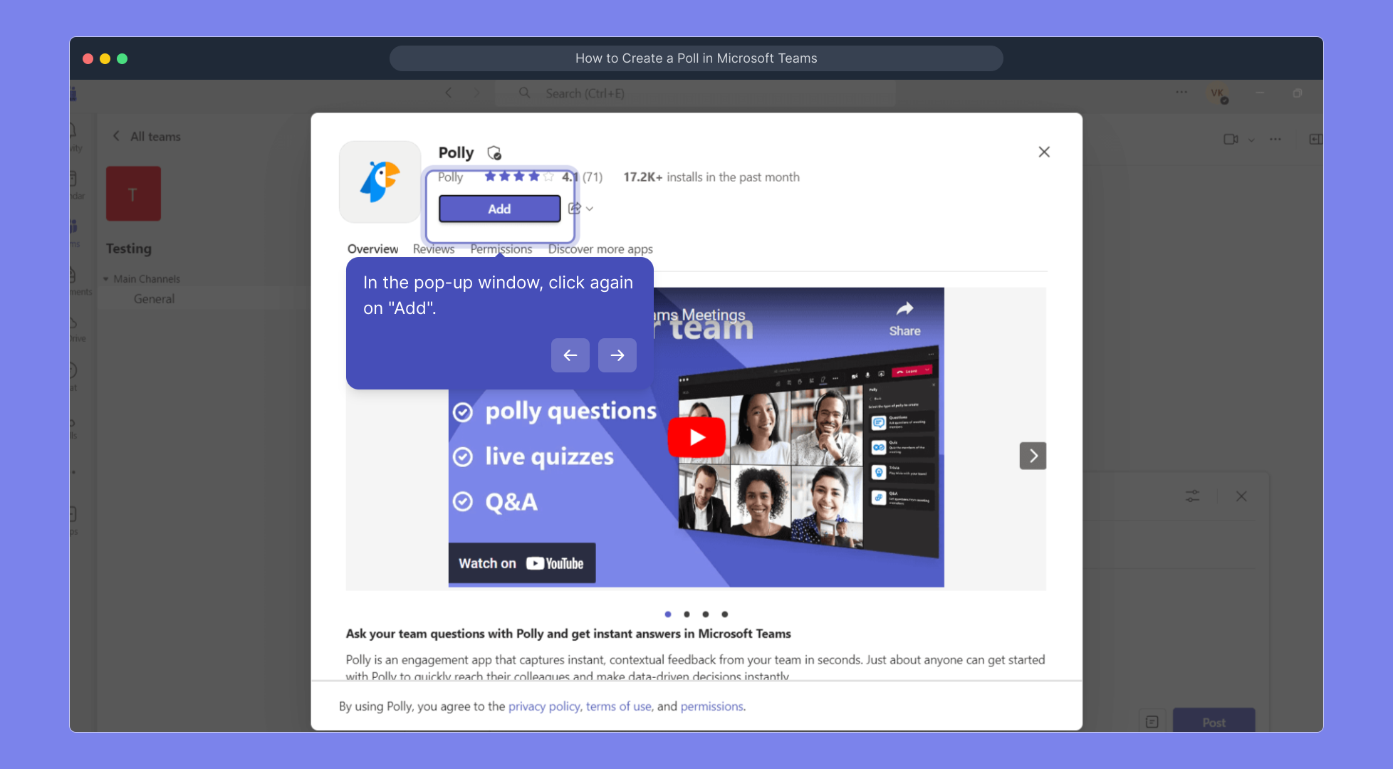 How to Create a Poll in Microsoft Teams
