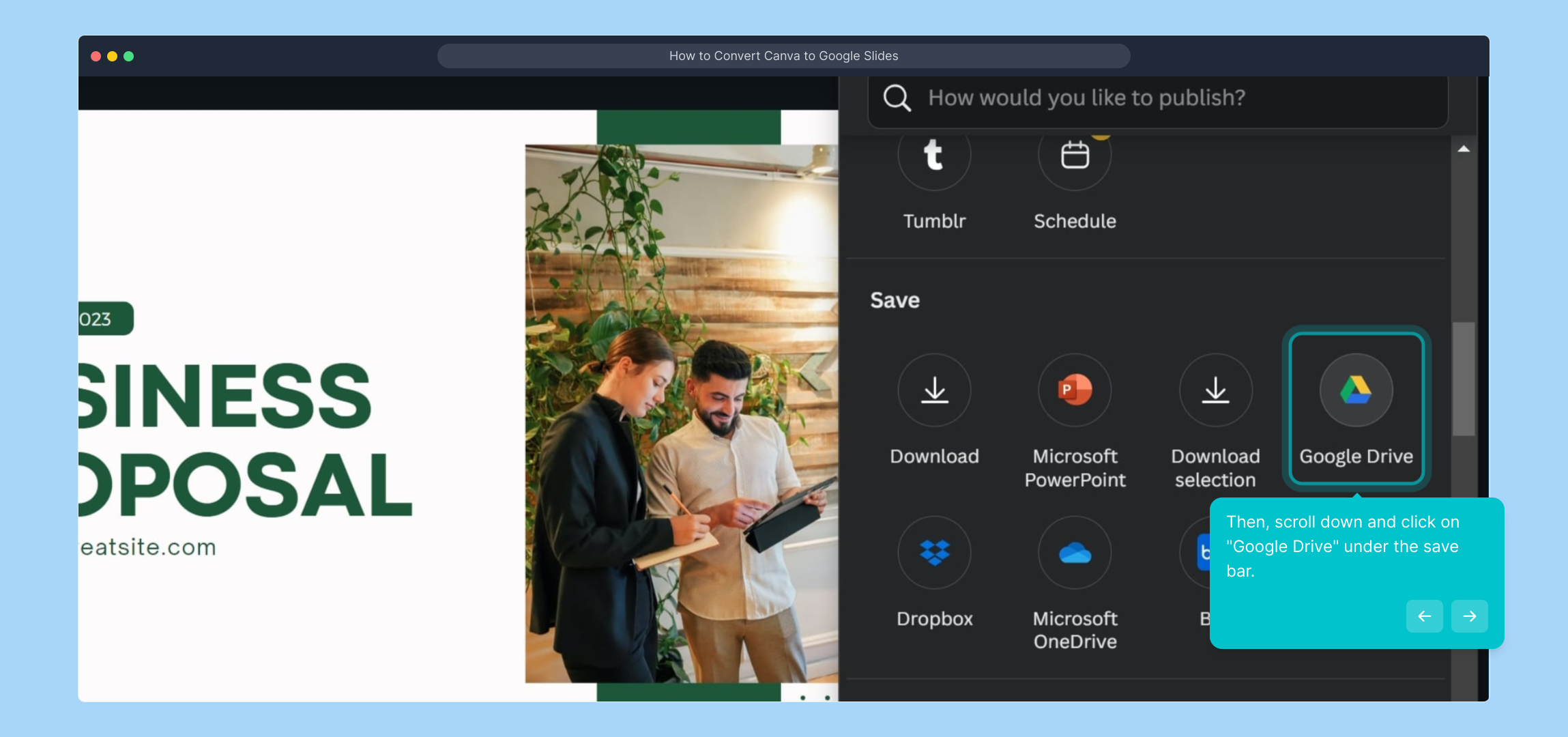 How to Convert Canva to Google Slides