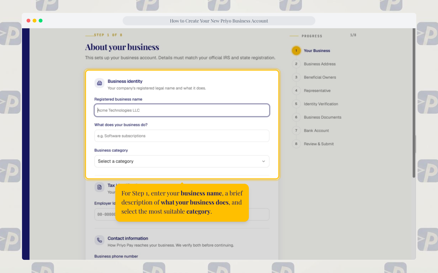 Business Information
