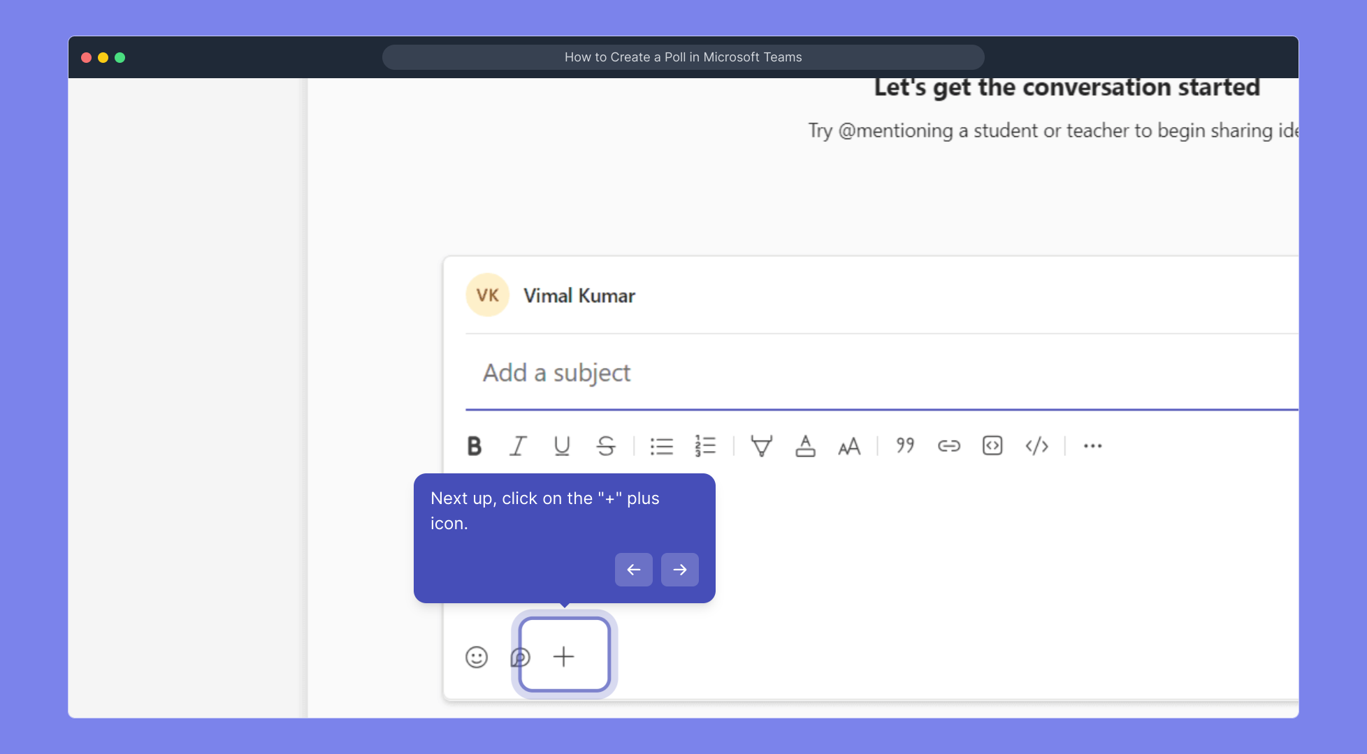 How to Create a Poll in Microsoft Teams