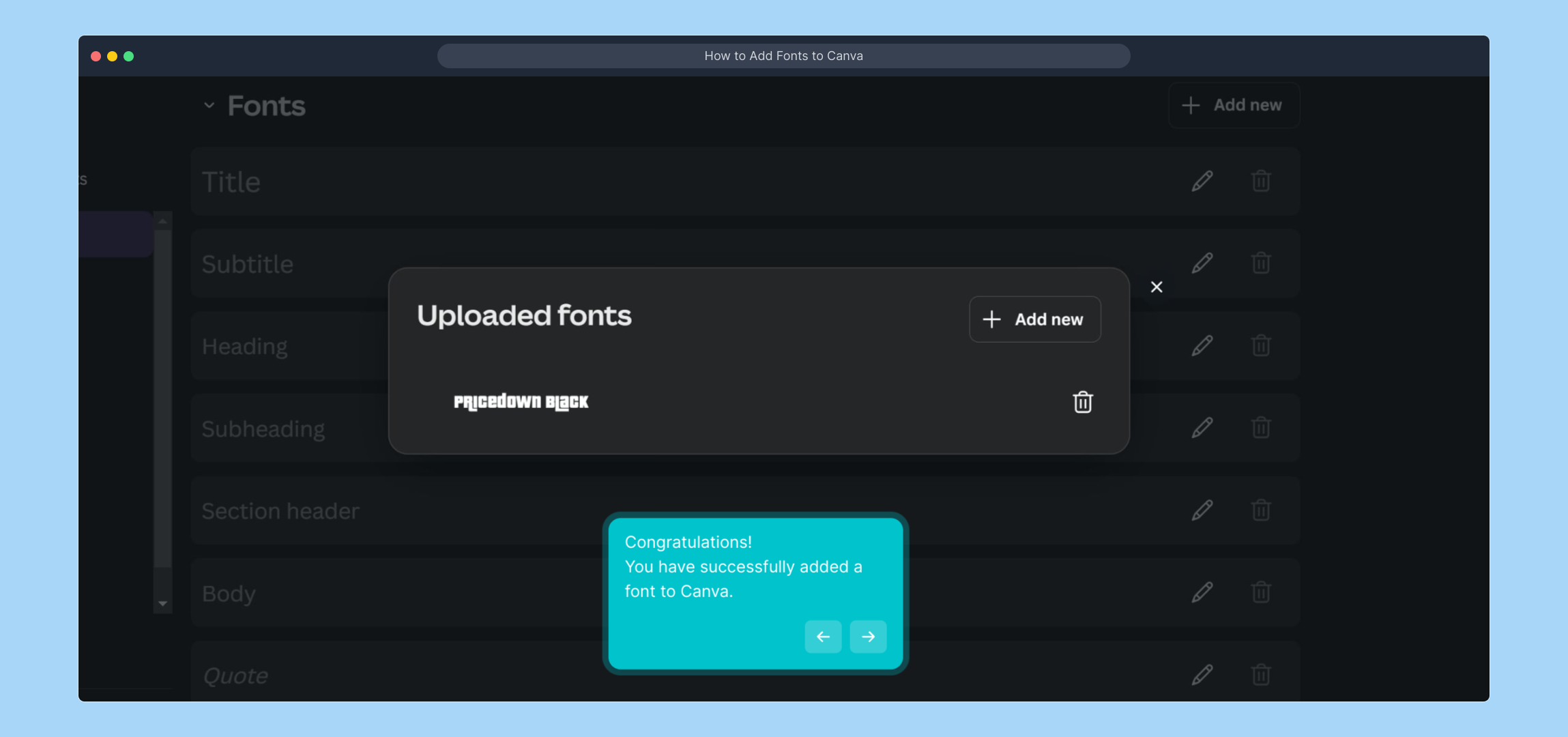 How to Add Fonts to Canva