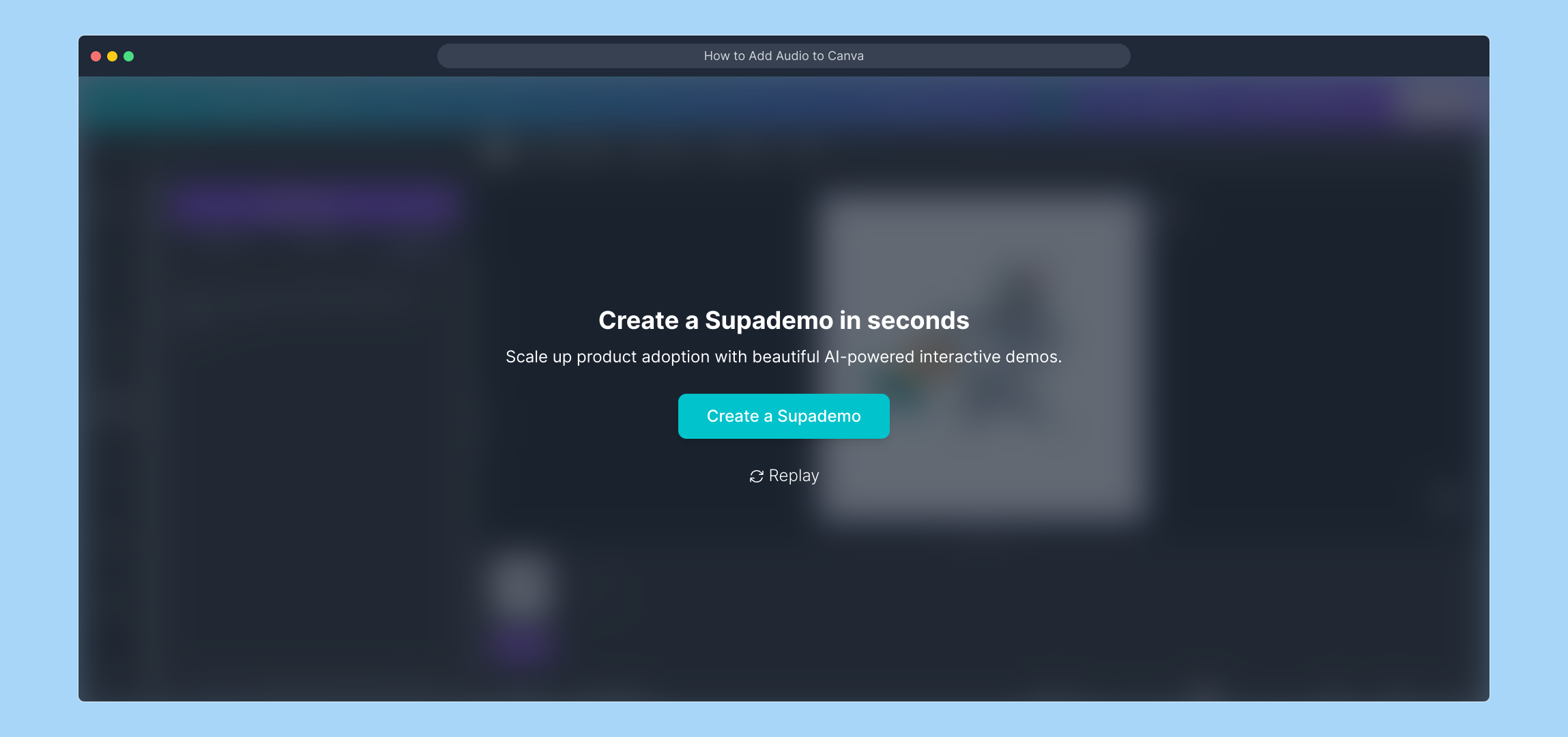 How to Add Audio to Canva