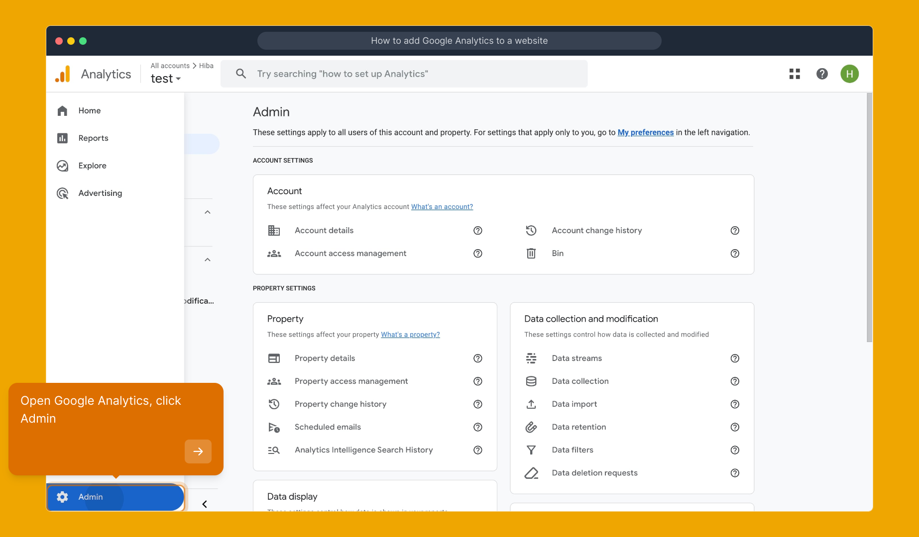 How to add Google Analytics to a website