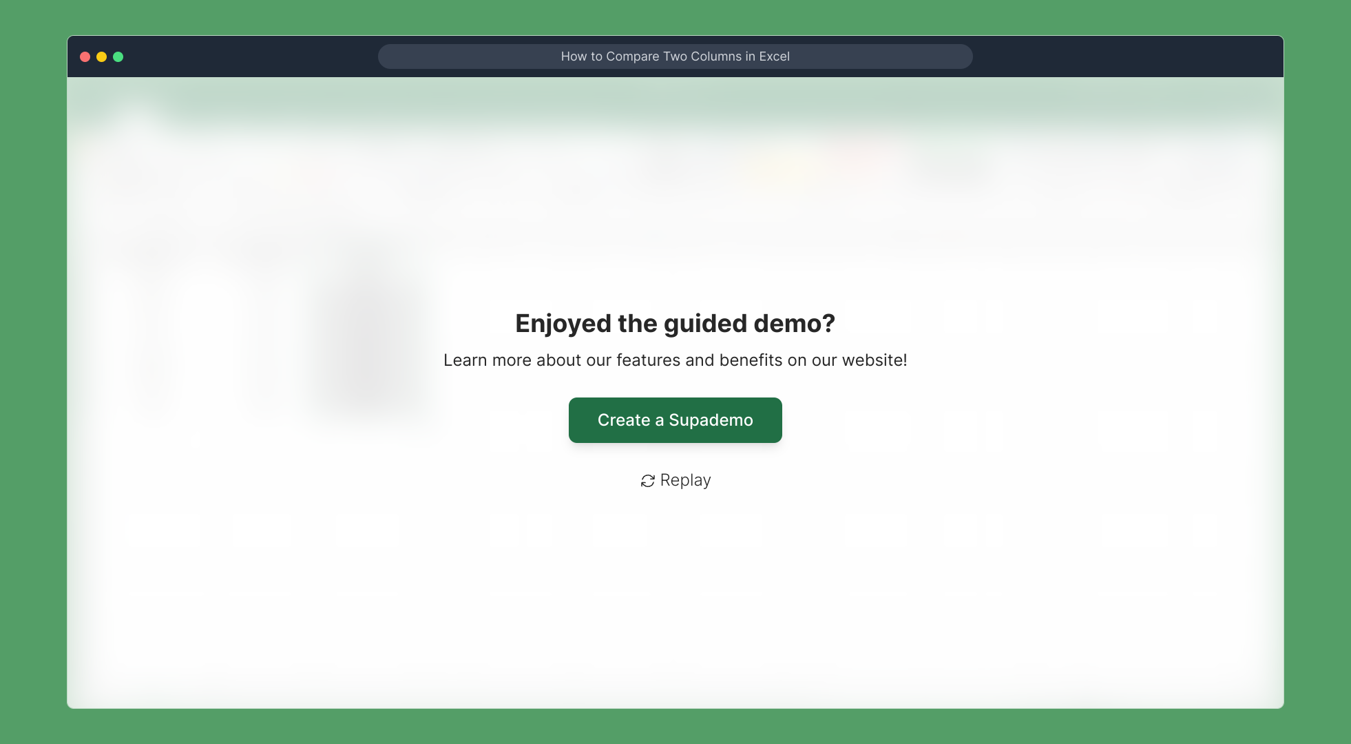 How to Compare Two Columns in Excel