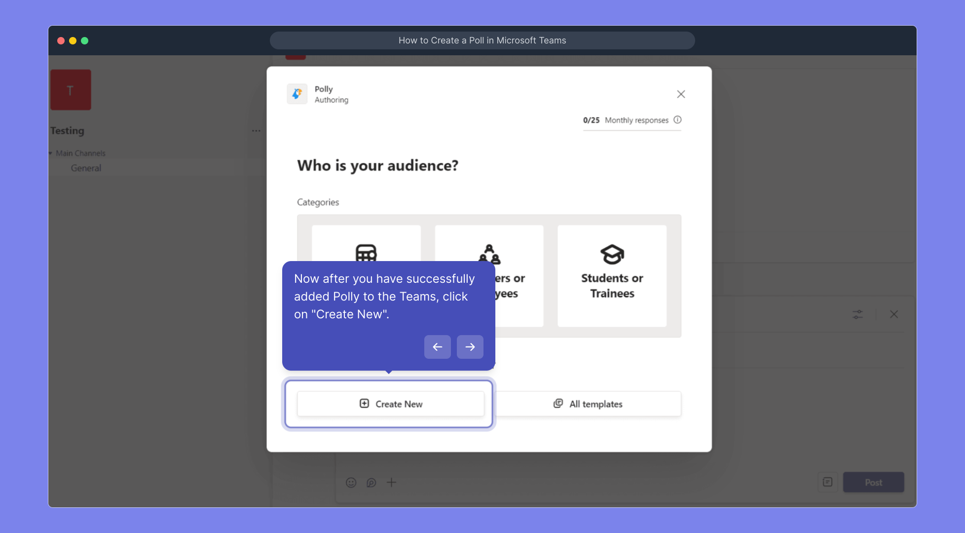 How to Create a Poll in Microsoft Teams