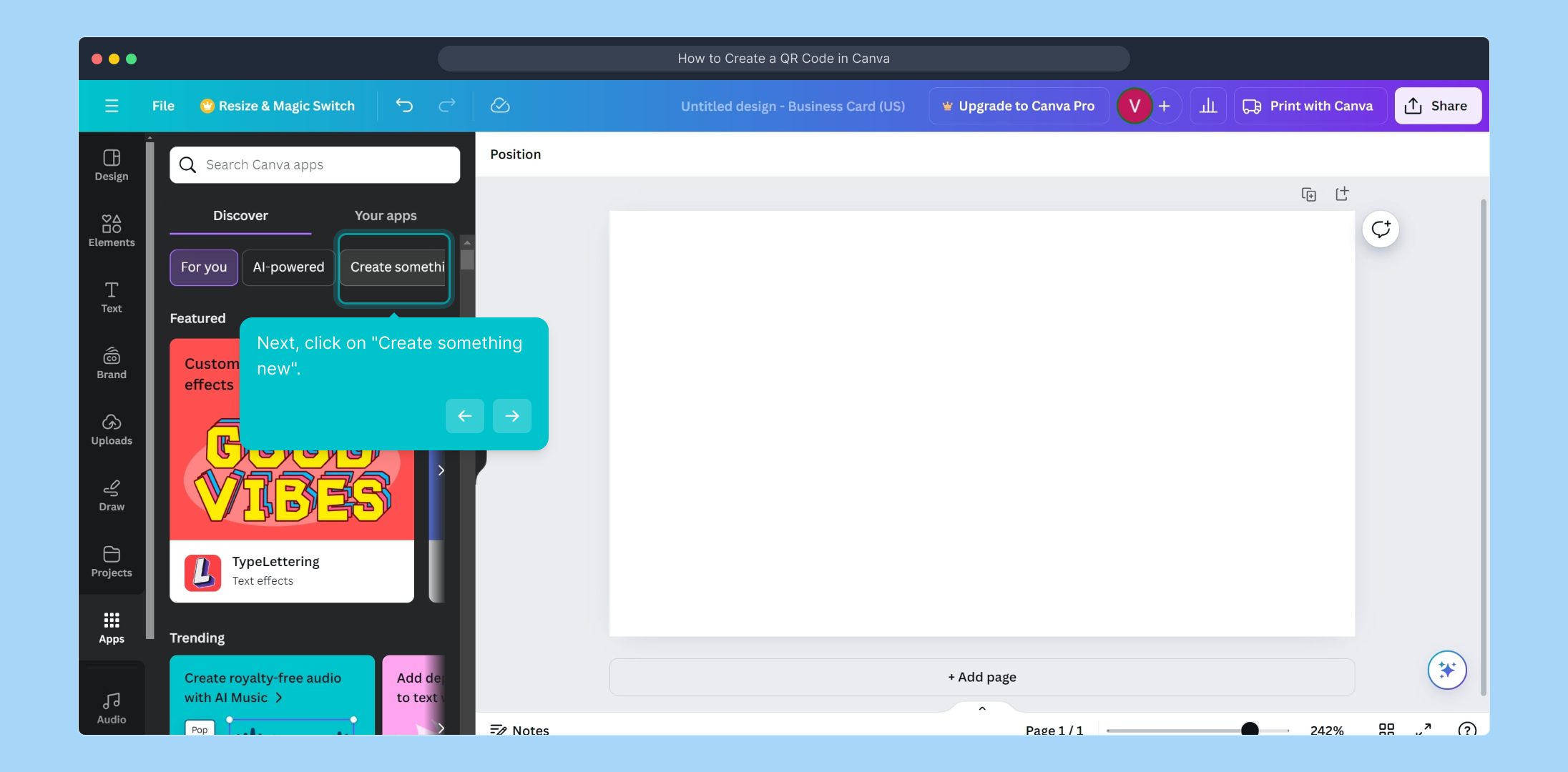 How to Create a QR Code in Canva